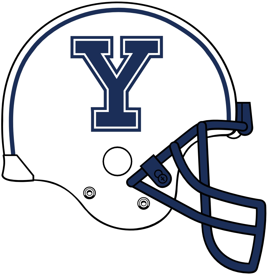 Yale Bulldogs 0-Pres Helmet Logo diy iron on heat transfer
